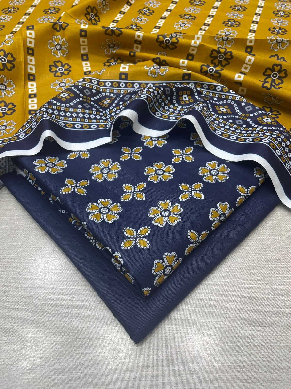 3Pc Slub Khaddar Unstitched Suit 24