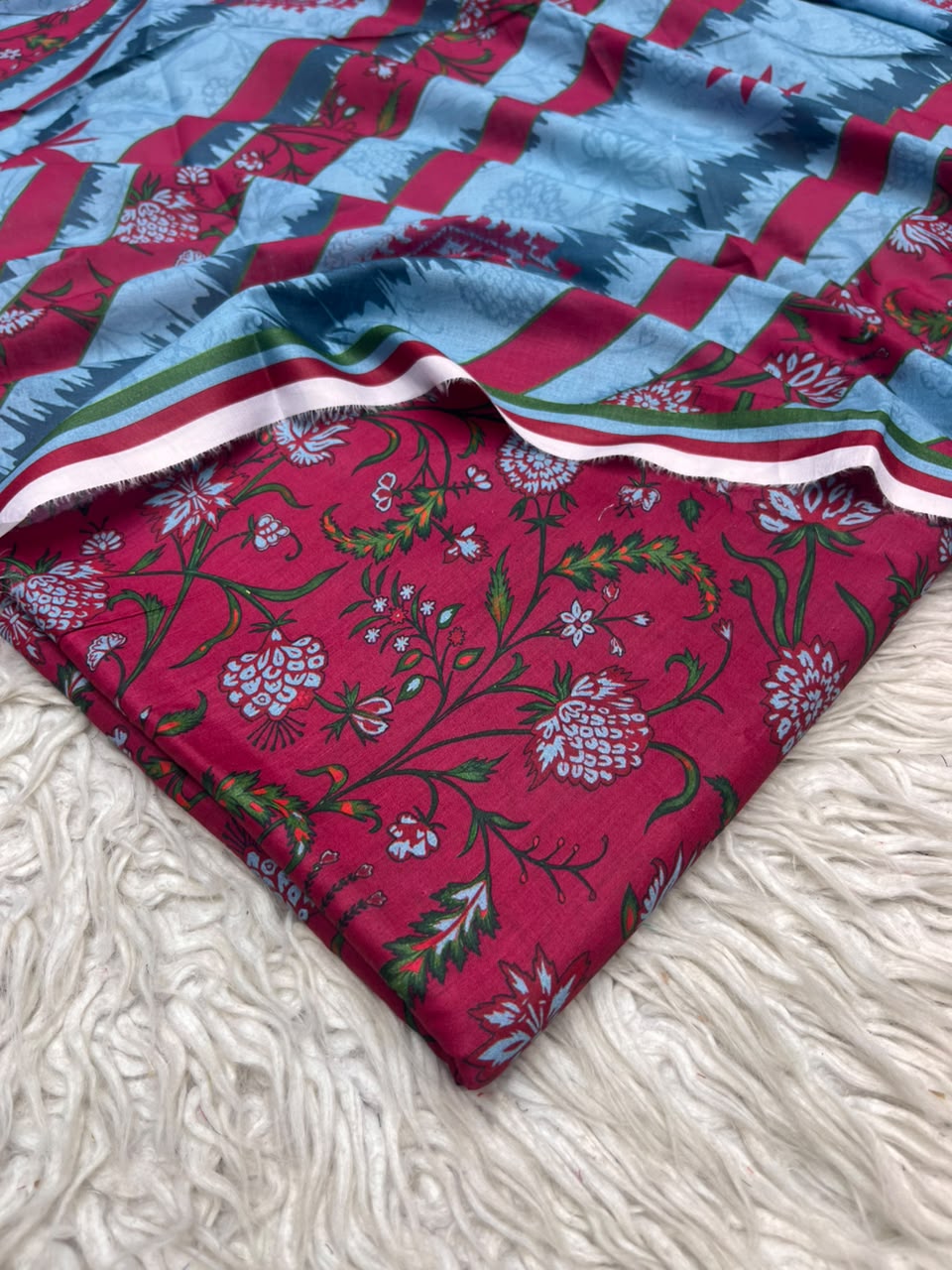 3Pc Same Digital Printed Lawn Suit 15