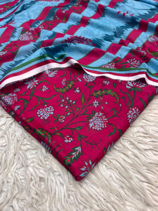 3Pc Same Digital Printed Lawn Suit 15