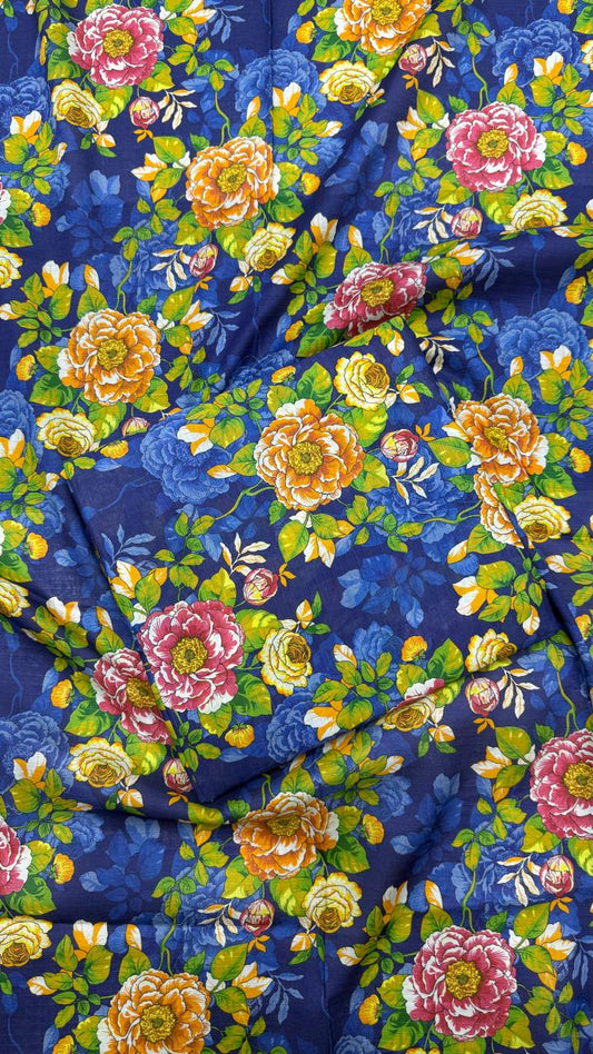 2Pc Lawn Bana Dora Unstitched Suit Vol-01