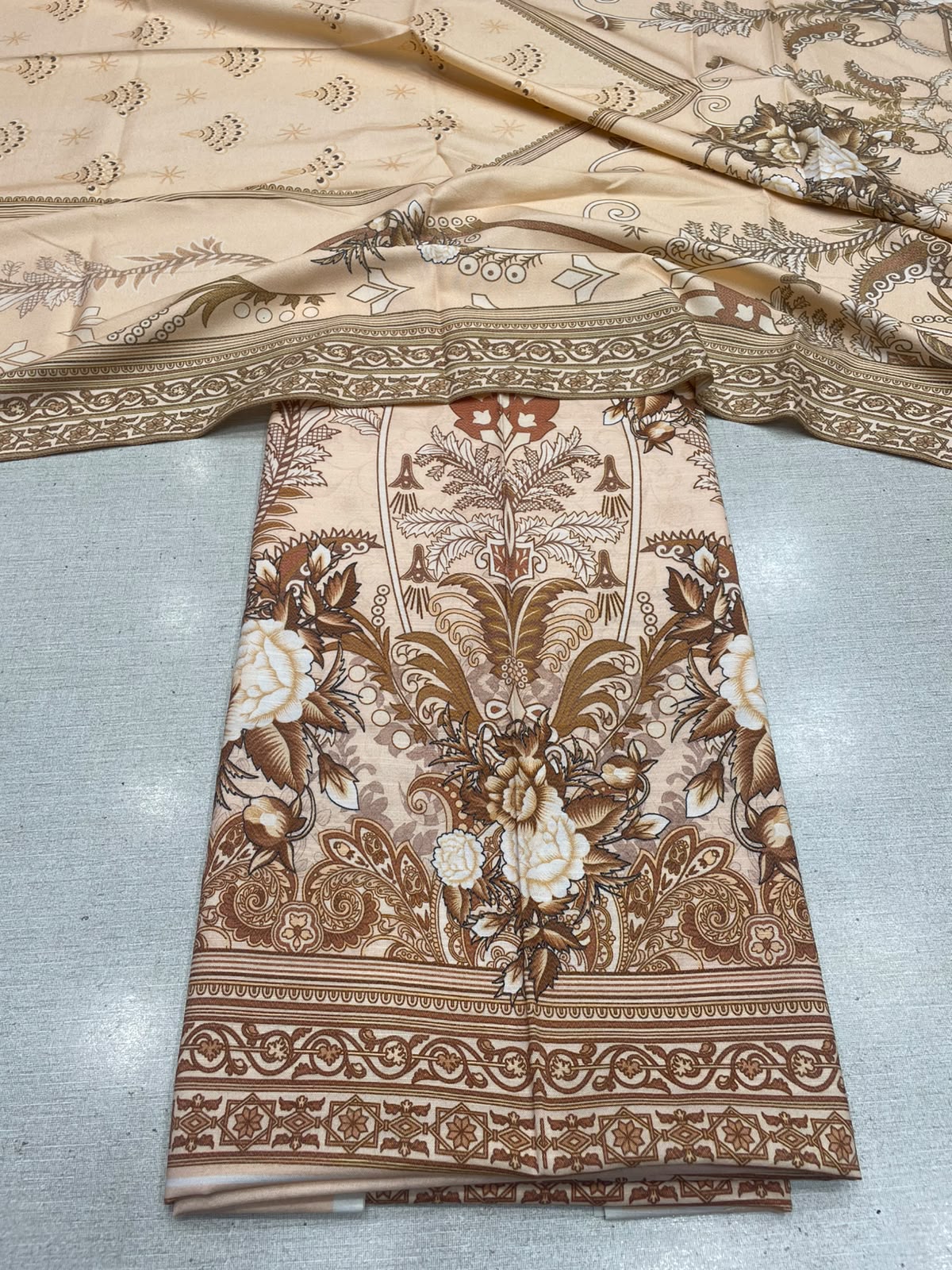 2Pc Dhanak Kameez & Dupatta Unstitched 73