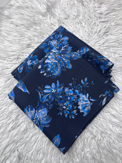 2Pc Bana Dora Linen Allover Suit Vol-3171