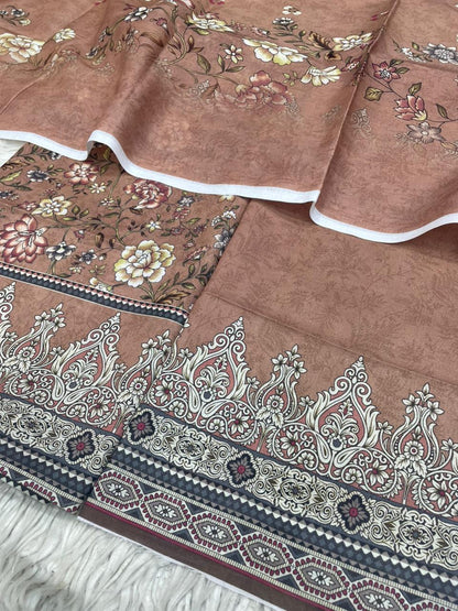 2Pc  Civic Lawn Kameez & Dupatta Vol-3126