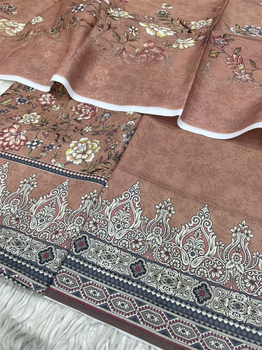 2Pc  Civic Lawn Kameez & Dupatta Vol-3126