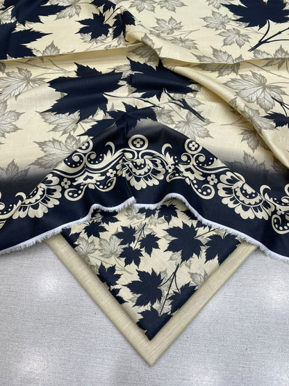 3Pc Slub Khaddar Unstitched Suit 25