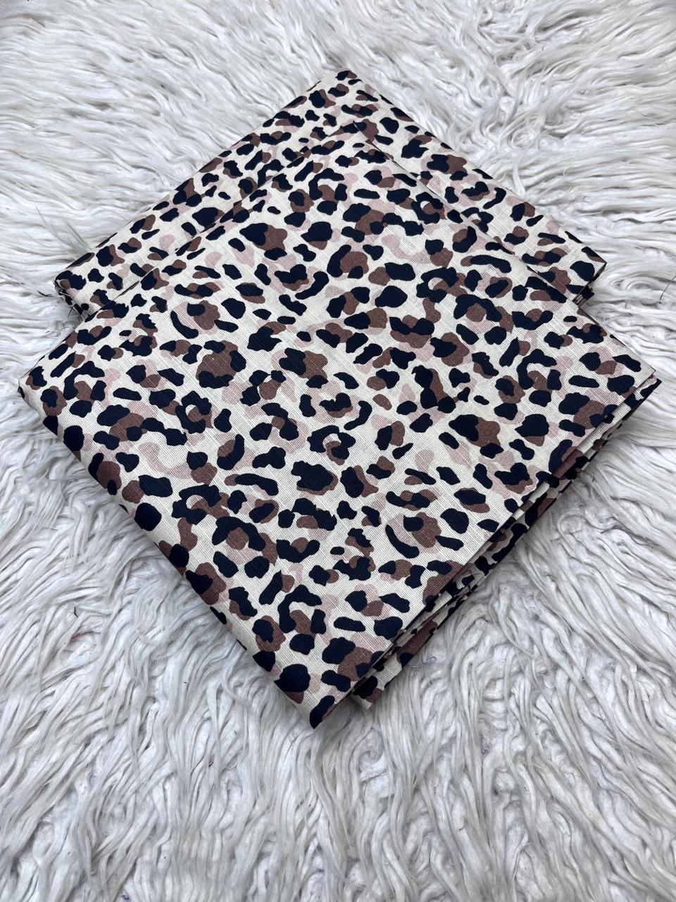 2Pc Slub Khaddar Allover Unstitched Suit Vol-6187