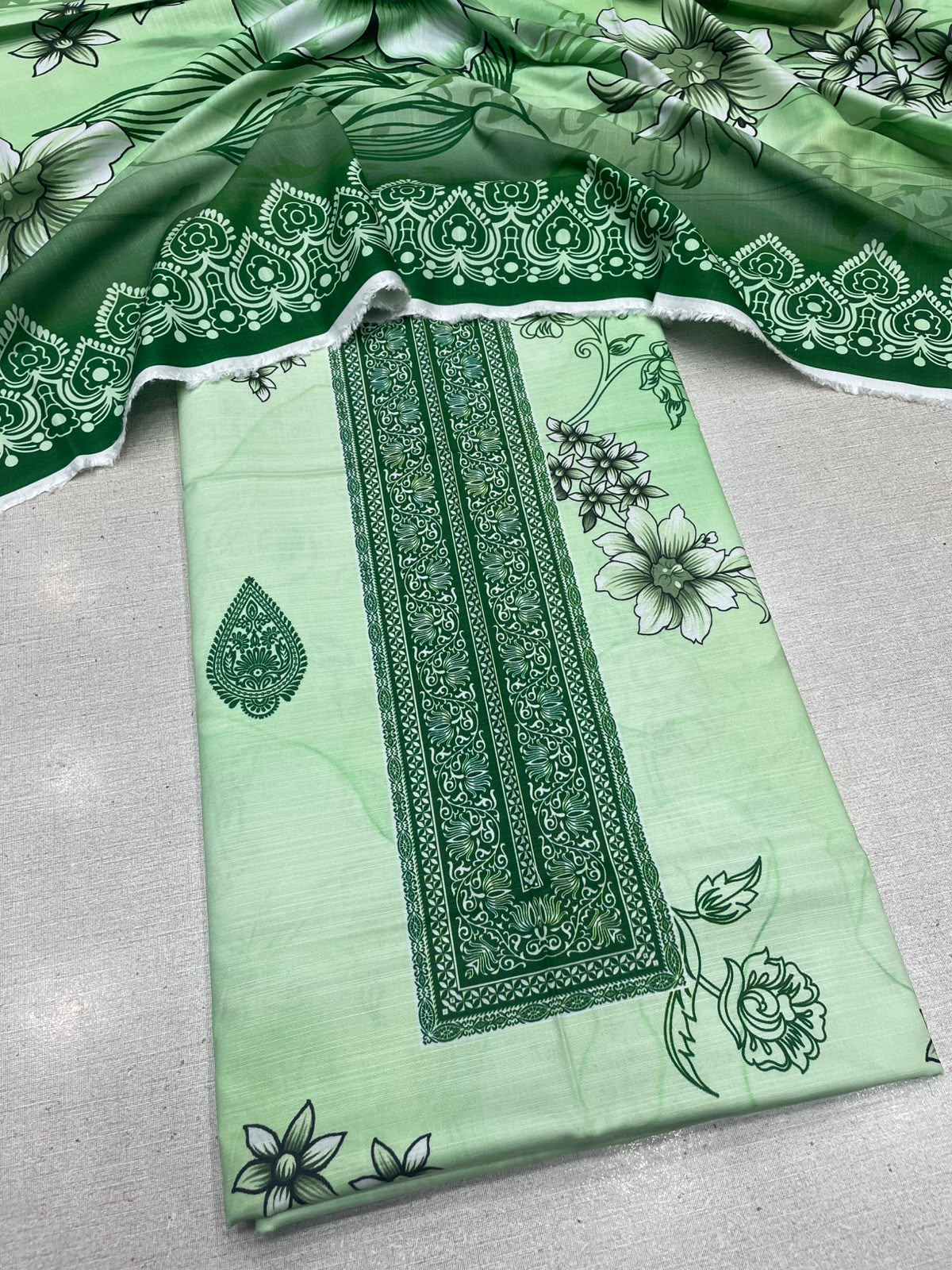 2Pc Staple Kameez & Dupatta Unstitched 63