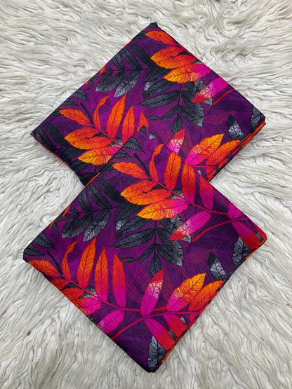 2Pc Sapphire Lawn Bana Dora Unstitched Suit Vol-479