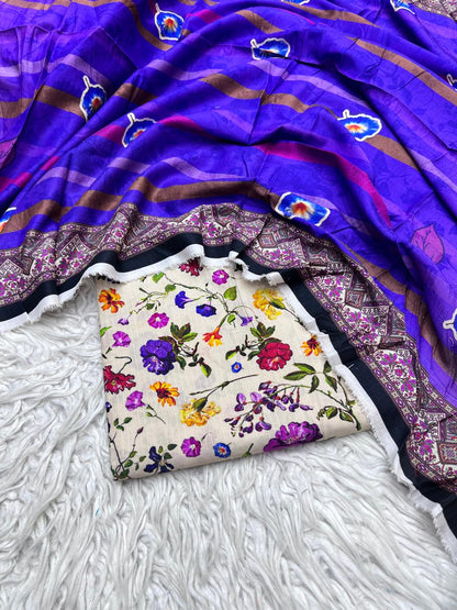 2Pc BanaDoria Kameez & Duppata Suit  - 0069