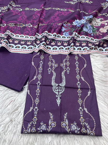 2Pc Lawn Kameez & Trouser Vol-0040