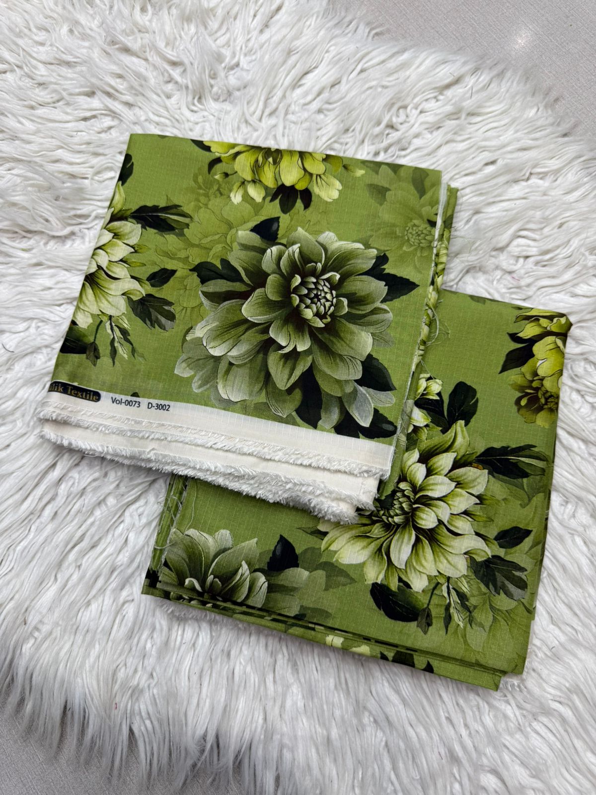 2Pc Linen Bana Doria Allover VOL - 0073