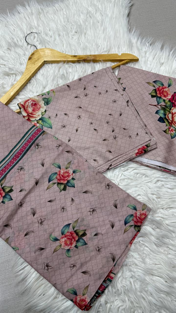 NOOR-E-JAHAN 3Pc Lawn  - #34585