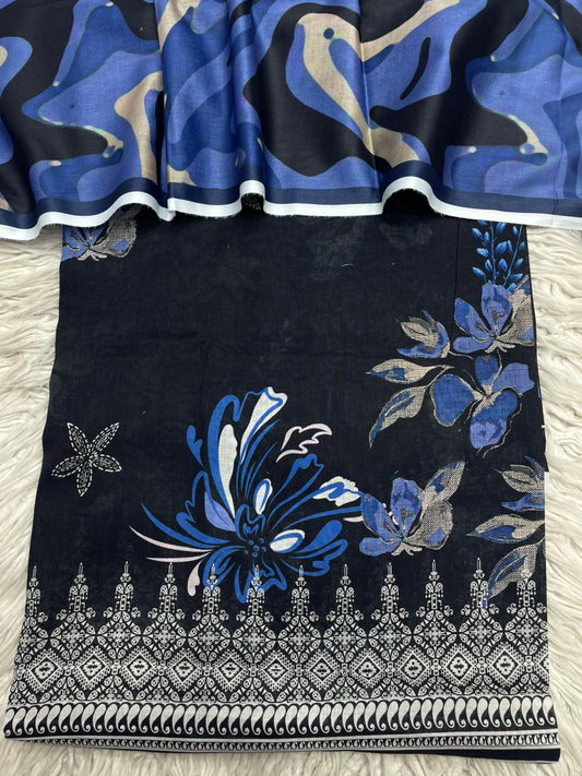 2Pc Lawn Kameez & Duppata Printed Suit  Vol-09