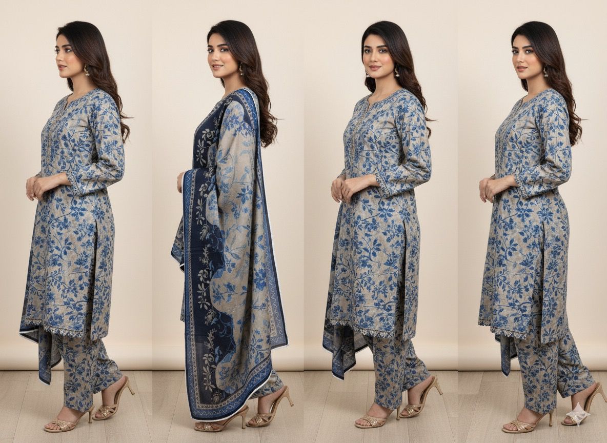 3 PC Viscose Bana Dora - 0011