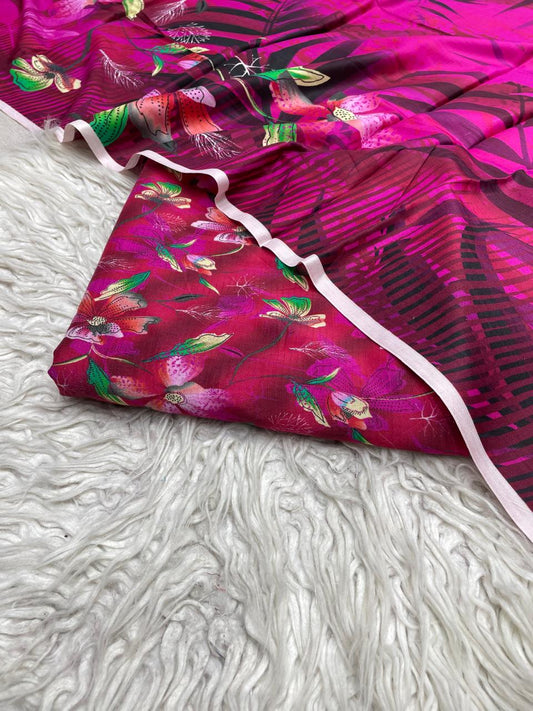 3Pc Bana Dora Linen Allover Suit - 400