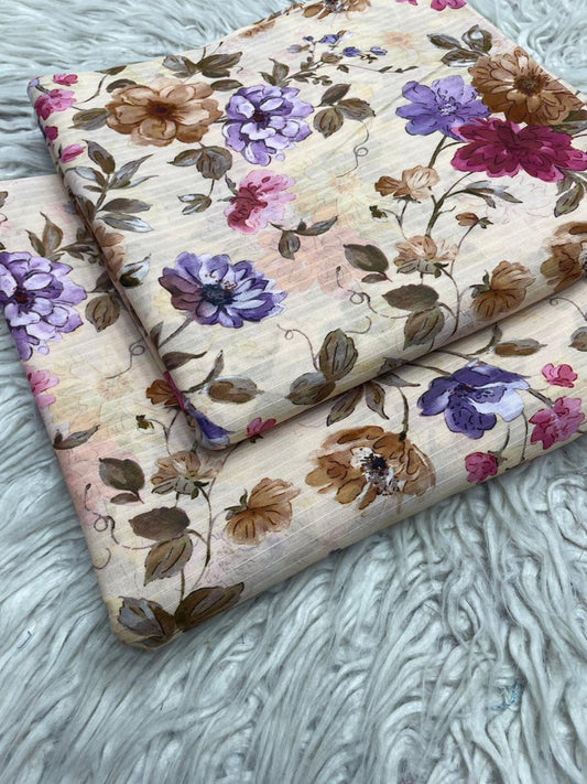 2Pc Lawn Bana Dora Digital Printed Suit Vol-21