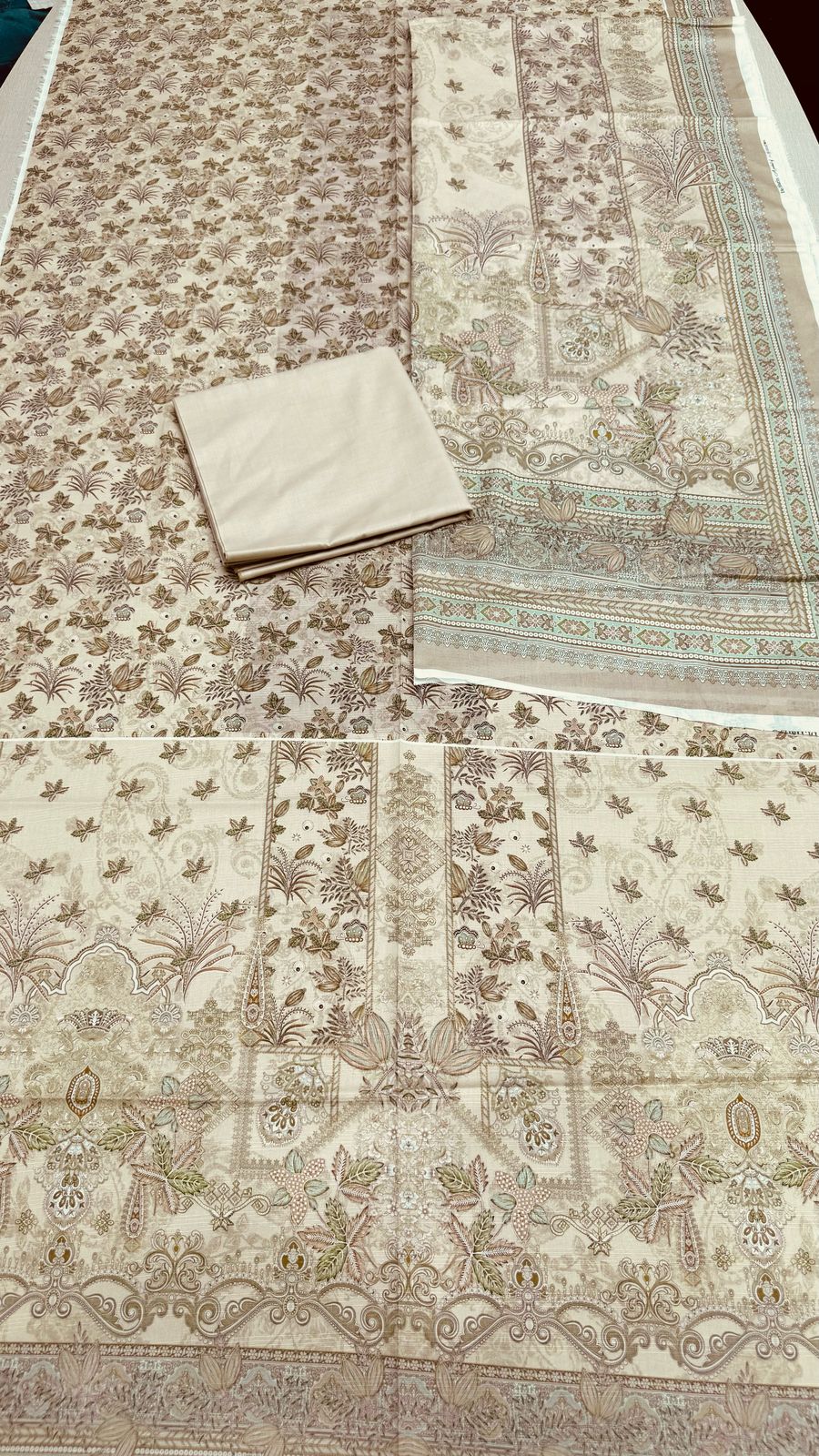3Pc Lawn Bana Dora Vol-1205