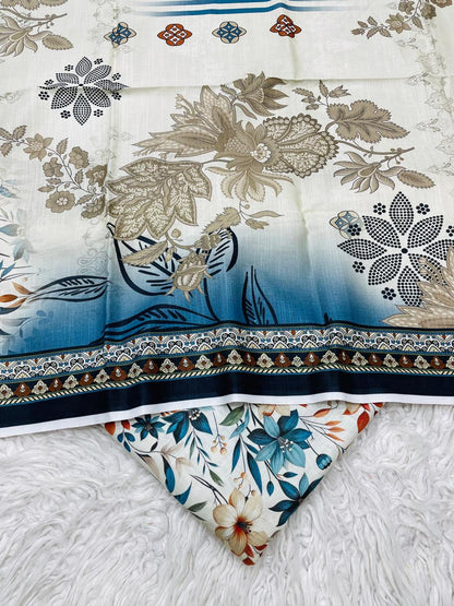 3Pc Gul Ahmad Khaddar Unstitched Suit Vol-0114