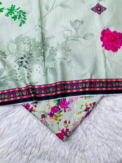 3Pc Slub Khaddar Allover Suit Vol-0117