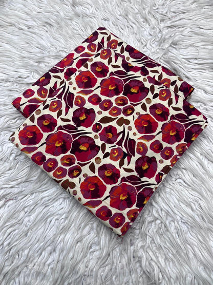 2Pc Bana Dora Linen Allover Suit Vol-954