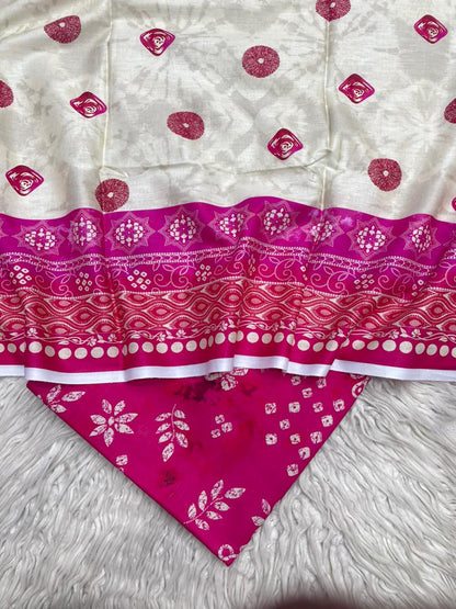 2Pc Lawn Kameez & Duppata Printed Suit  Vol-3209