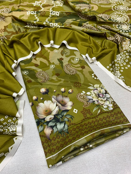 2Pc Staple Kameez & Dupatta Unstitched Suit 04
