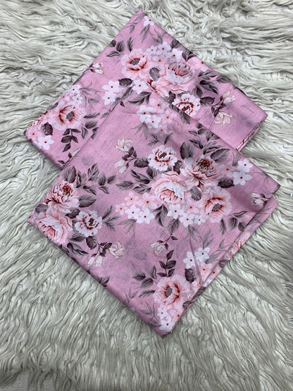 Bin Saeed 2Pc Lawn Digital Printed Unstitched Suit Vol-0163