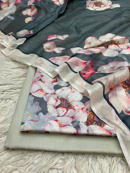 90x88 3Pc Premium Lawn Suit Vol-005
