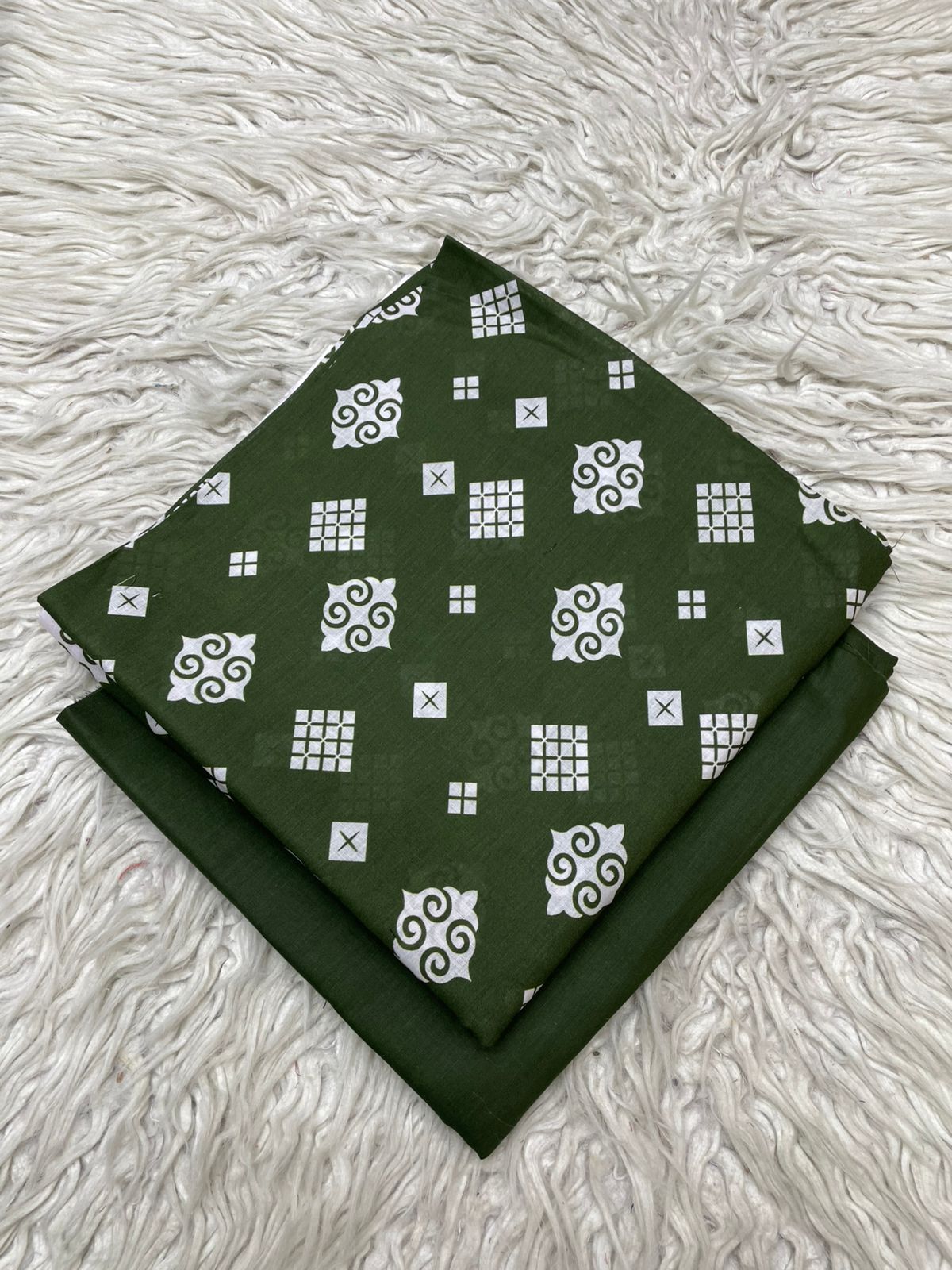 2Pc Maria.B Lawn Shirt & Dyed Trouser Unstitched Suit Vol-0221