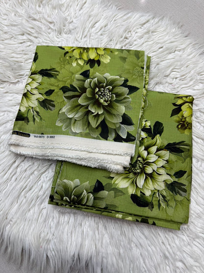 2Pc Linen Bana Doria Allover VOL - 0073