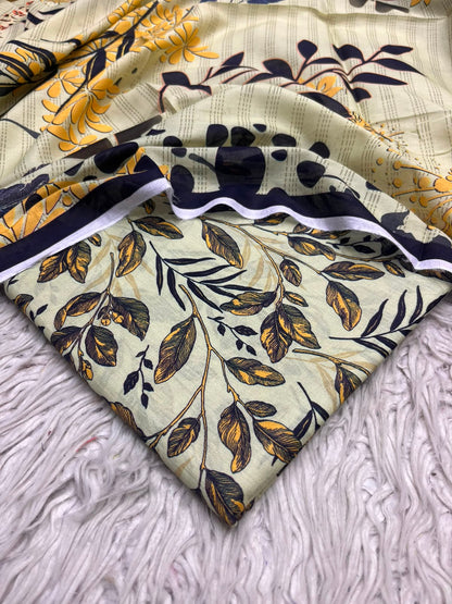 3Pc Same Digital Printed Lawn Suit 15