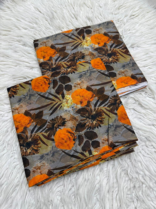 2Pc Lawn Allover Suit #39698