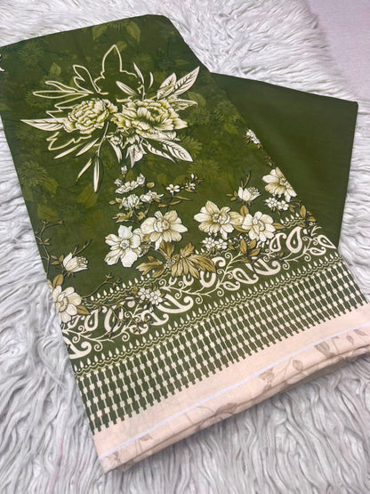 2Pc Printed Lawn Kameez & Trouser 525