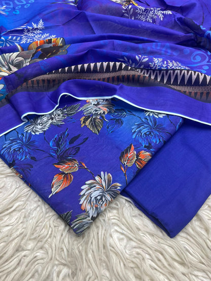 3Pc Zobia Lawn Unstitched Suit 29