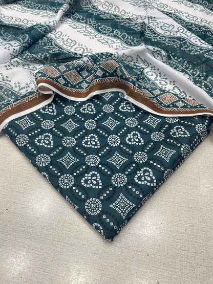 3Pc Gul Ahmad Lawn Unstitched Suit 0227