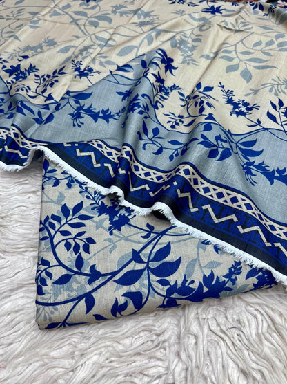 3Pc Crystal Khaddar Allover Digital Printed Vol-0131