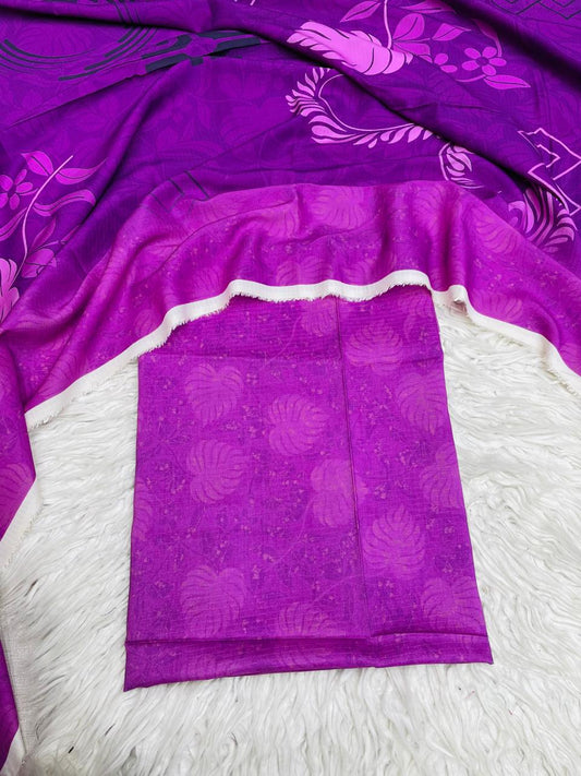 2 PC LINEN BANA DORA AL KARAM KAMEEZ & DUPATTA VOL-3169