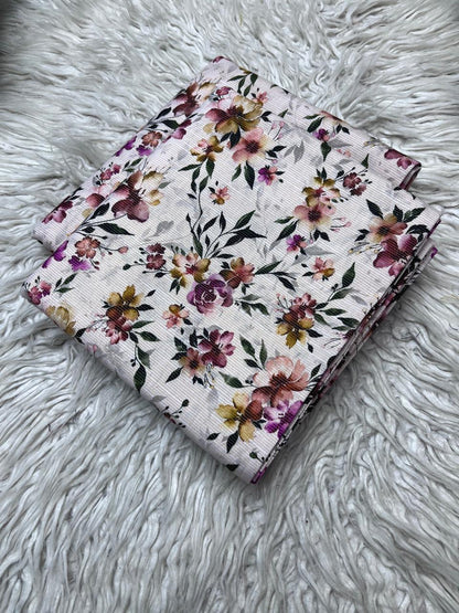 2Pc Chamki Khaddar Unstitched Suit Vol-0136