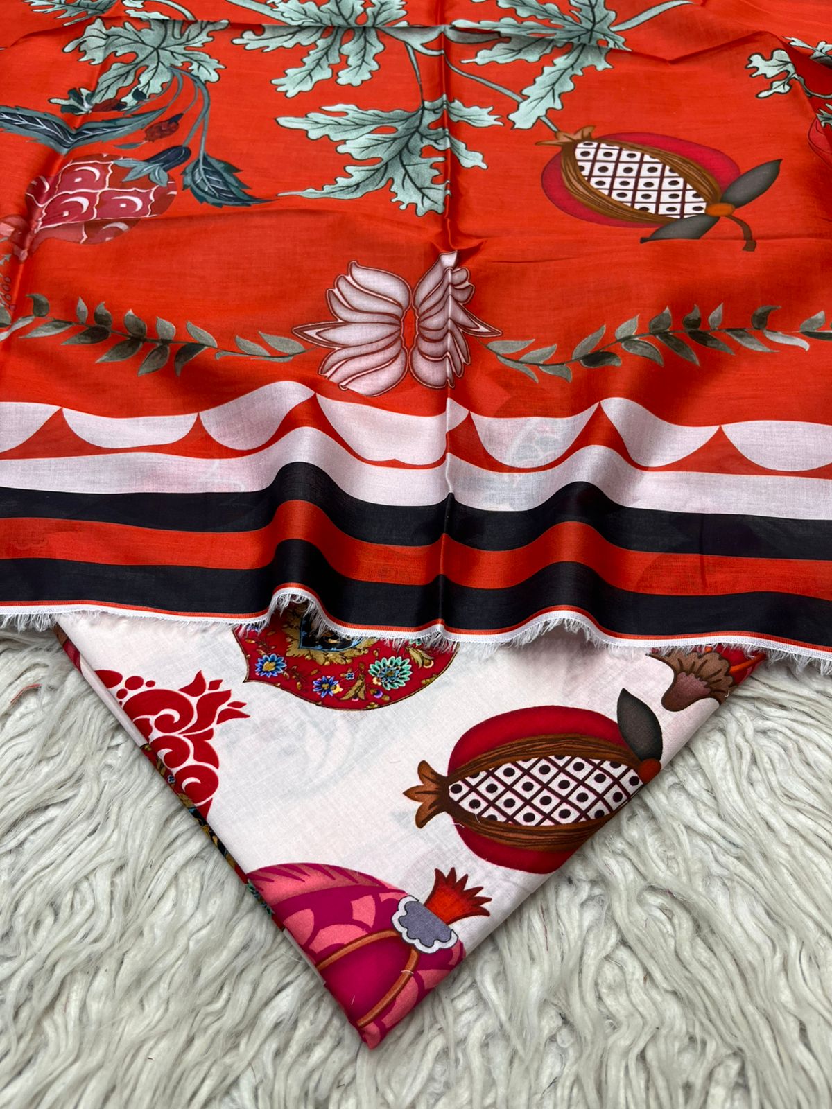 2Pc Supima Lawn Kameez & Duppata Printed Suit  Vol-