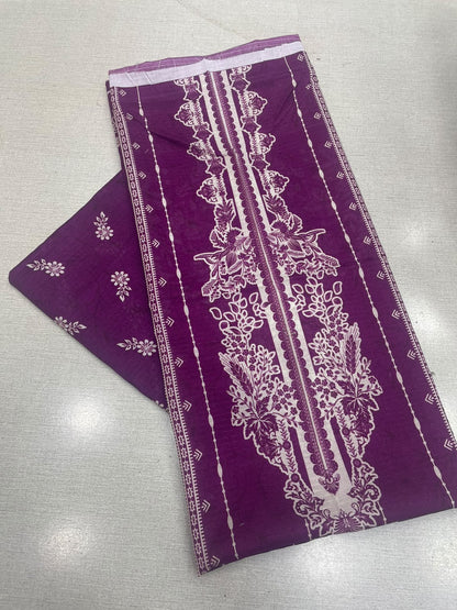 2Pc Bana Doria Lawn Kameez & Trouser 579