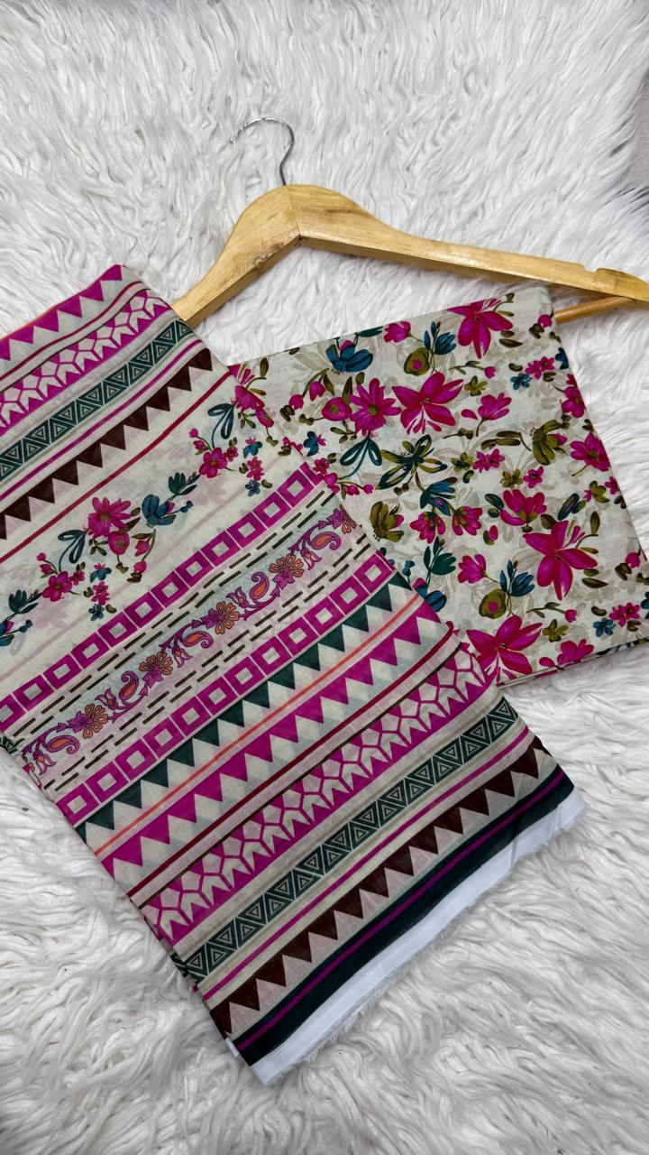 3Pc Supima Lawn Suit  - #41052
