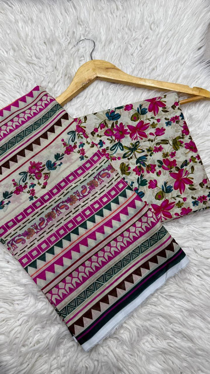 3Pc Supima Lawn Suit  - #41052