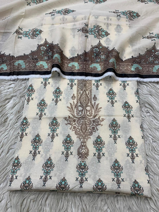 2Pc Sapphire Lawn Bana Dora Kameez & Printed Lawn Duppata Vol-3204