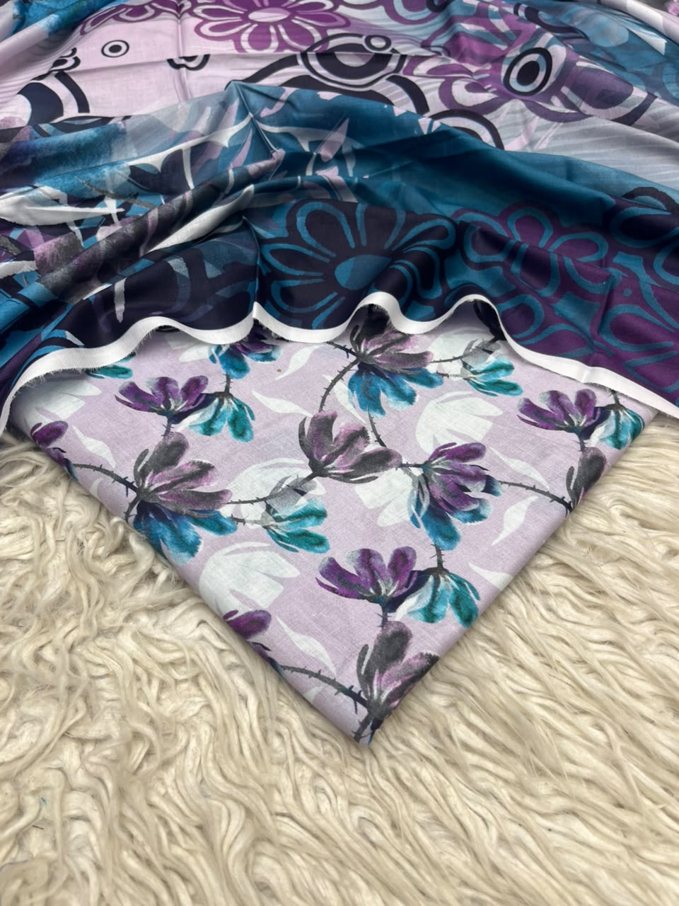 3Pc Same Digital Printed Lawn Suit 15