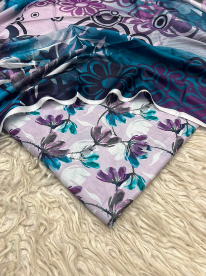 3Pc Same Digital Printed Lawn Suit 15