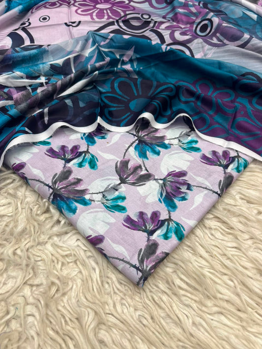 3Pc Same Digital Printed Lawn Suit 15
