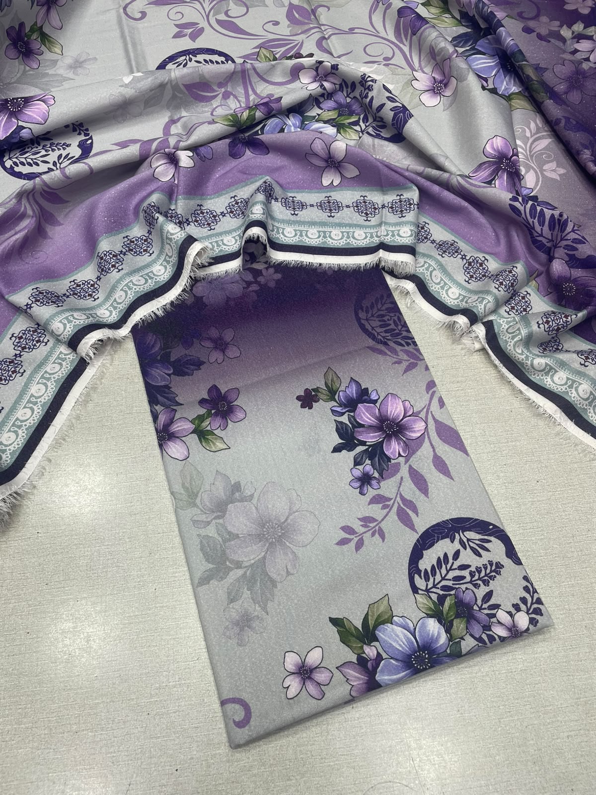 2Pc Karandi Kameez & Dupatta Unstitched Suit 66
