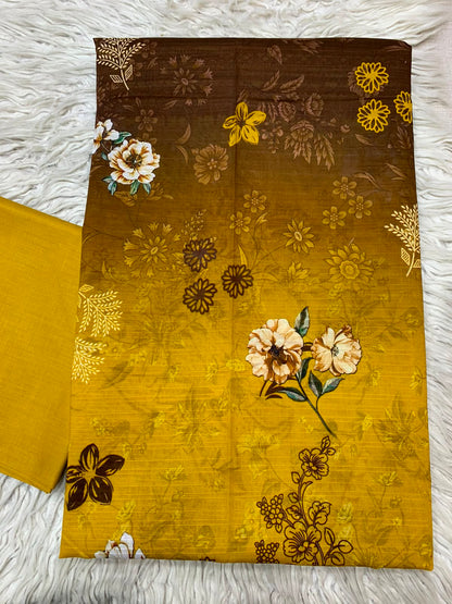 2Pc Dhaga Kari Print Lawn Suit Vol-525