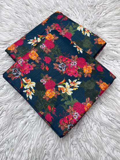 2Pc Slub Khaddar Allover Suit Vol-458