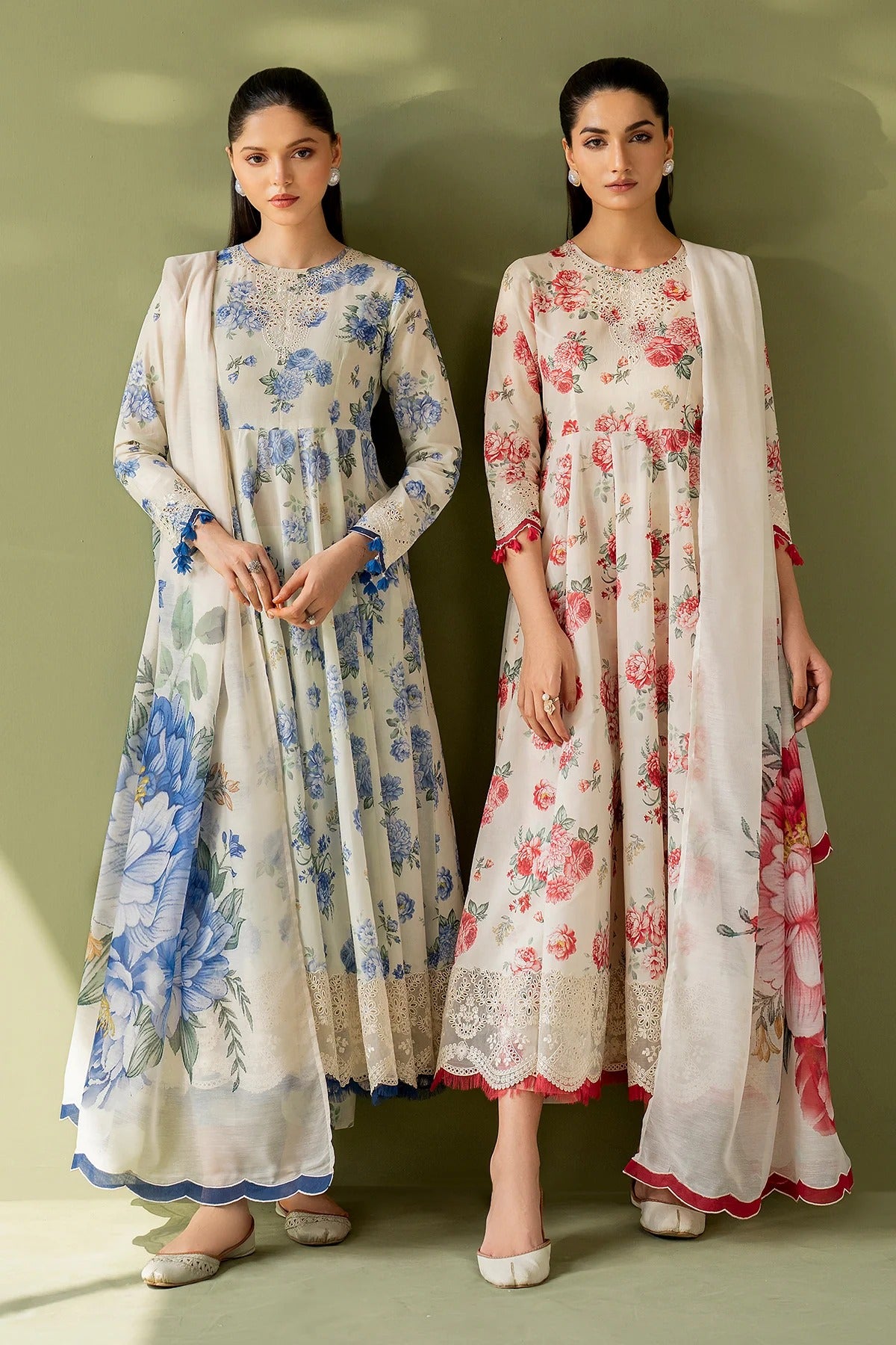 3Pc Supima Lawn Unstitched Suit 0693